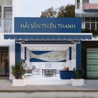 Thiết kế tiệm hải sản Thiên Thanh hiện đại và đủ công năng